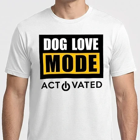 Férfi Imperial póló - Dog love mode activated
