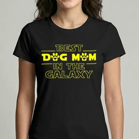 Női Imperial póló - Best dog mom in the galaxy