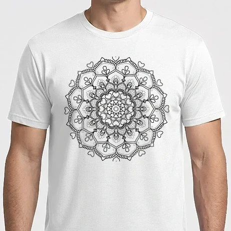 Férfi Imperial póló - Kifestőmandala2