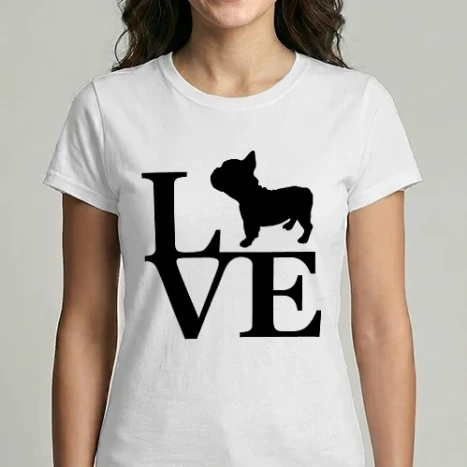 Női Imperial póló - Love Francia Bulldog