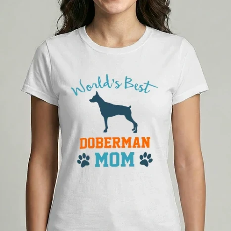Női Imperial póló - World's Best Doberman Mom