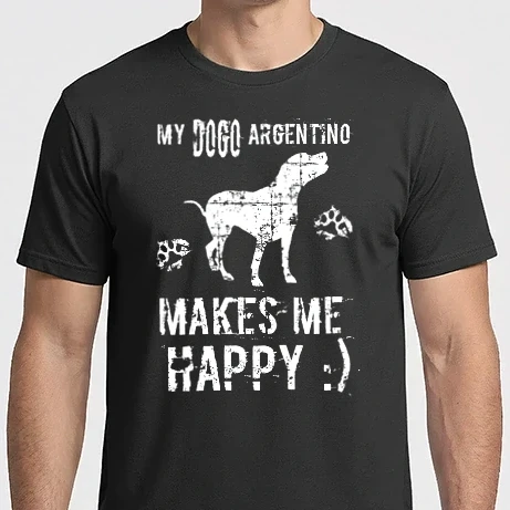 Férfi Imperial póló - My Dogo Argentino makes me happy
