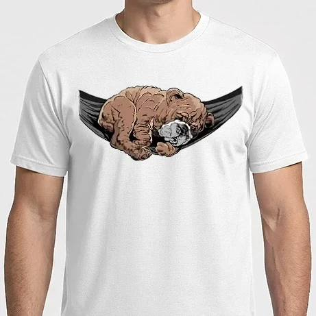 Férfi Imperial póló - Alvó bulldog