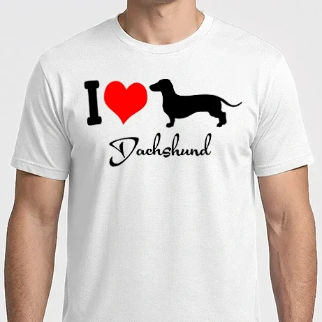 Férfi Imperial póló - I love dachshund