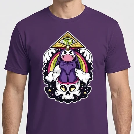 Férfi Imperial póló - Unikornis Illuminati