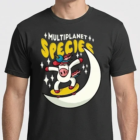 Férfi Imperial póló - Gördeszkás Unikornis