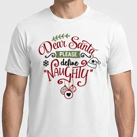 Férfi Imperial póló - Dear Santa please define Naughty