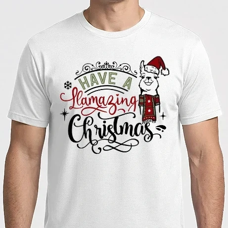 Férfi Imperial póló - Have a Llamazing Christmas