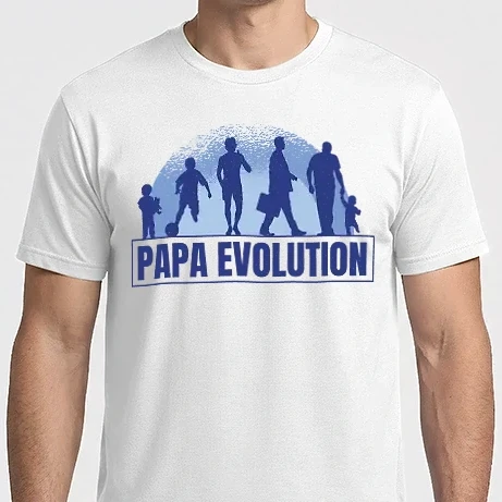 Férfi Imperial póló - Papa evolúció