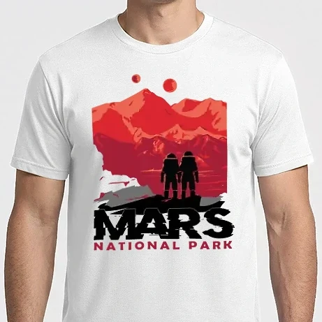 Férfi Imperial póló - Mars nemzeti park - national park