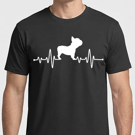 Férfi Imperial póló - Francia bulldog - Ekg Line