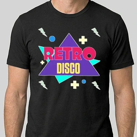 Férfi Alap póló - retro disco