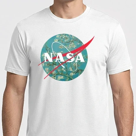 Férfi Imperial póló - NASA (Van Gogh mandulavirágzás)