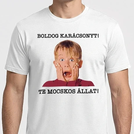 Férfi Imperial póló - Boldog karácsonyt te mocskos állat!