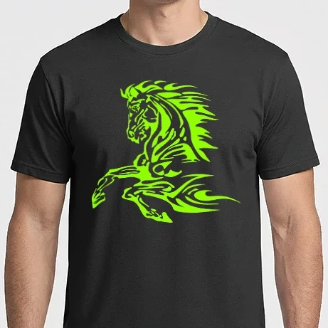 Férfi Imperial póló - Musztáng (UV green) 