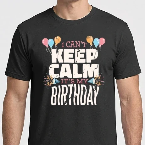 Férfi Imperial póló - I can't keep calm it's my birthday