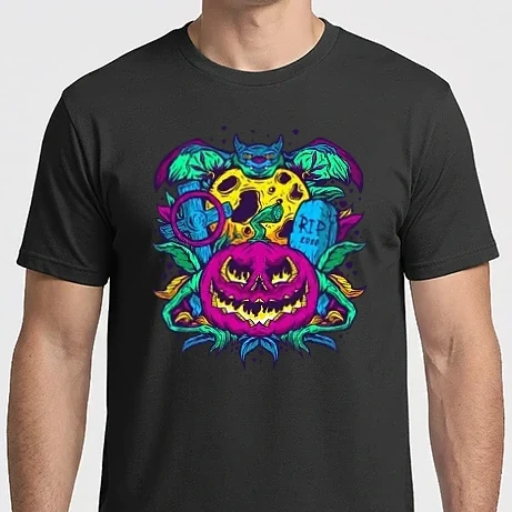 Férfi Imperial póló - Halloween RIP 2020