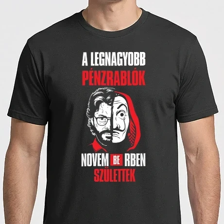 Férfi Imperial póló - A legnagyobb pénzrablók novemberben születtek