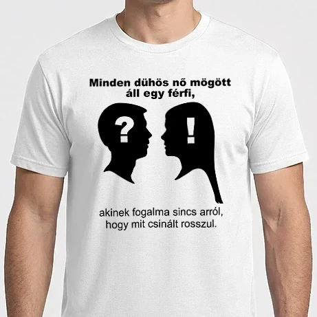 Férfi Imperial póló - Minden dühös nő mögött...