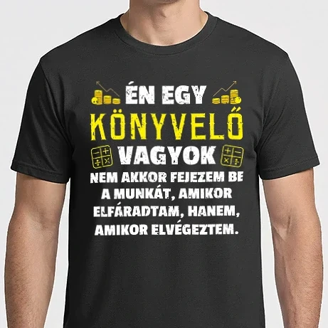 Férfi Imperial póló - Én egy Könyvelő vagyok