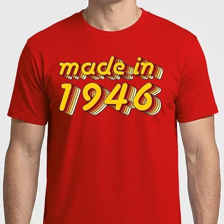 Férfi Imperial póló - made-in-1946-yellow-red