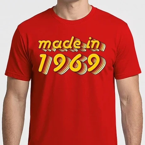 Férfi Imperial póló - made-in-1969-yellow-red