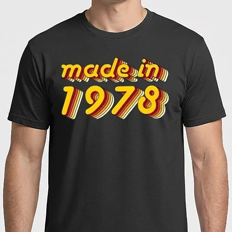 Férfi Imperial póló - made-in-1978-yellow-red