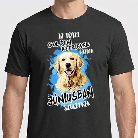 Férfi Imperial póló - Az igazi GOLDEN RETRIEVER gazdik JÚNIUSban születnek