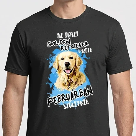 Férfi Imperial póló - Az igazi GOLDEN RETRIEVER gazdik FEBRUÁRban születnek