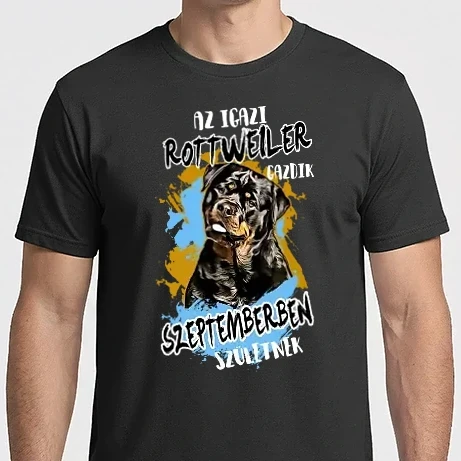 Férfi Imperial póló - Az igazi ROTTWEILER gazdik SZEPTEMBERben születnek