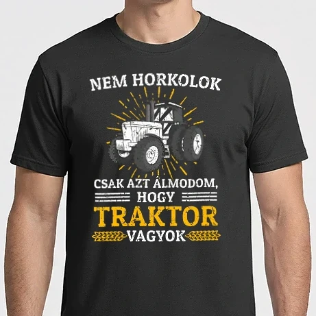 Férfi Imperial póló - Nem horkolok, csak azt álmodom, hogy Traktor vagyok
