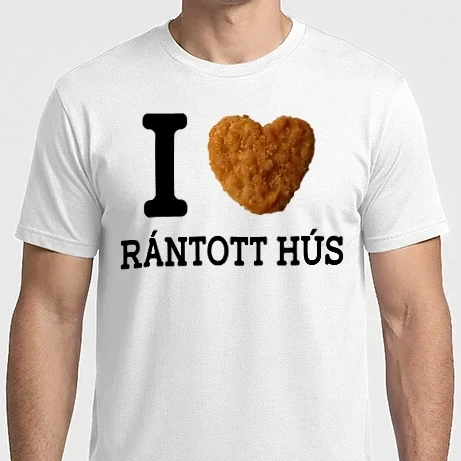 Férfi Imperial póló - I love rántott hús