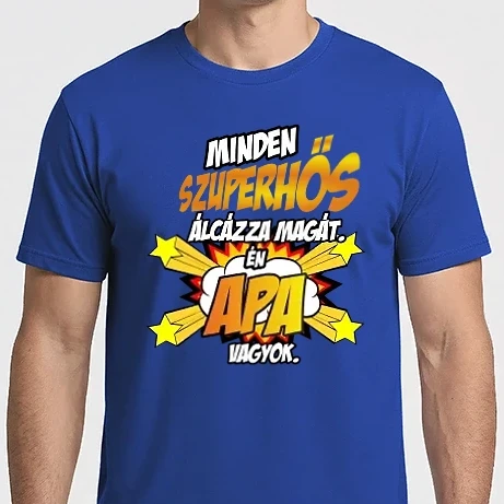 Férfi Imperial póló - minden szuperhős álcázza magát. Én apa vagyok