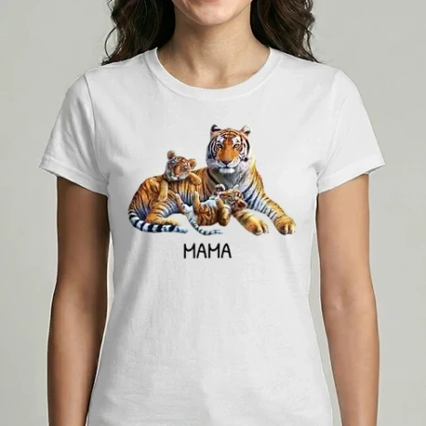 Női Imperial póló - Anyáknapja - Tigris - Mama