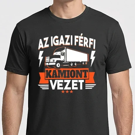 Férfi Imperial póló - Az igazi férfi kamiont vezet