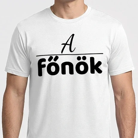 Férfi Imperial póló - A Fönök - Családi minta 3/3 - Apának