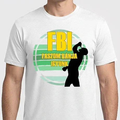 Férfi Imperial póló - FBI-F@szom bánja igyunk