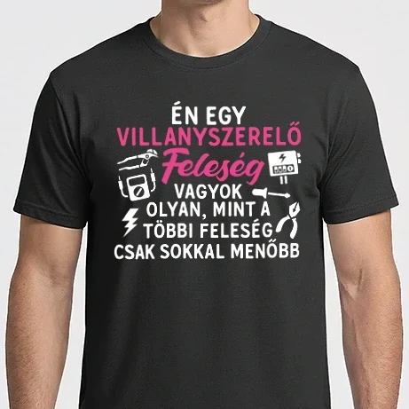 Férfi Imperial póló - Villanyszerelő feleség