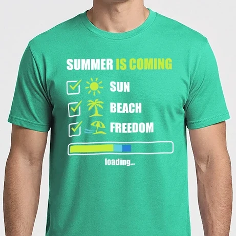 Férfi Imperial póló - SUMMER IS COMING (színes)