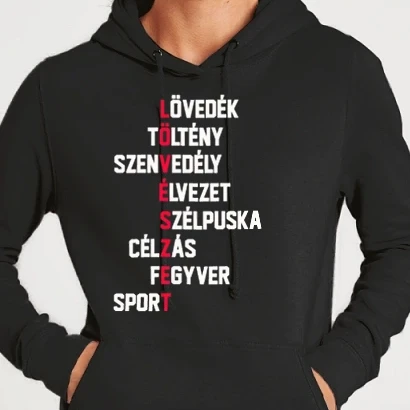 Női kapucnis pulcsi - Lövészet 2.