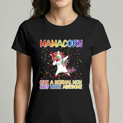 Női Imperial póló - Mamacorn like a normal mom only more awesome