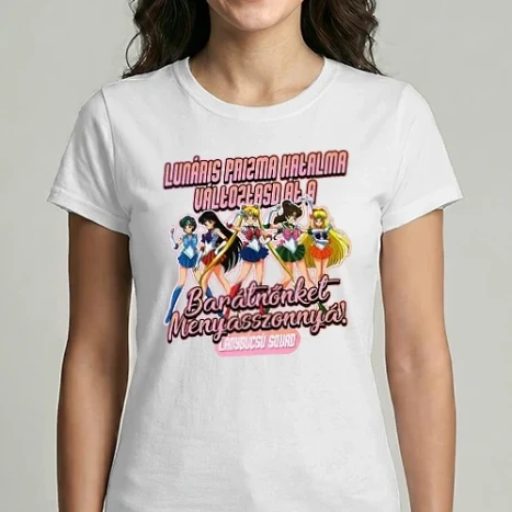 Női Imperial póló - Sailor Moon Lánybúcsú