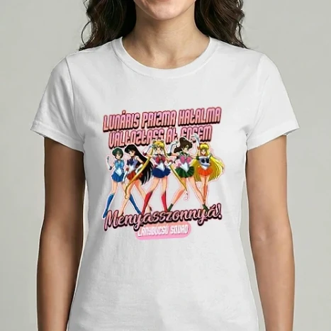 Női Imperial póló - Sailor Moon lánybúcsú