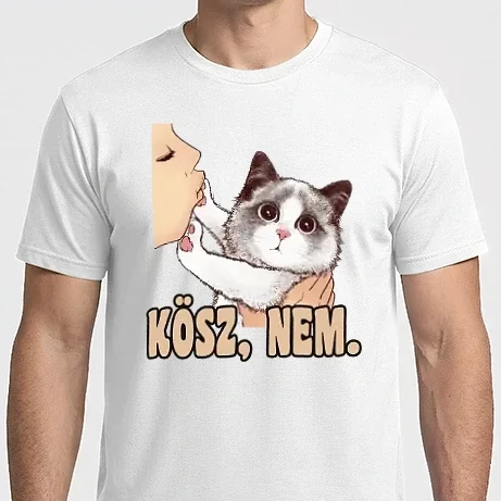 Férfi Imperial póló - Kösz nem csodálkozó cica