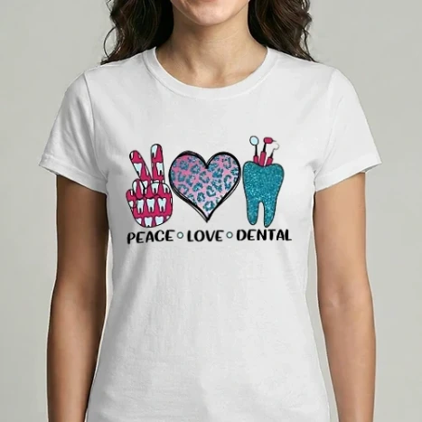 Női Imperial póló - Peace love 