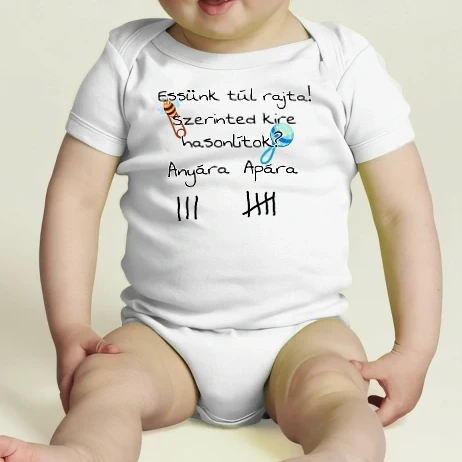 Baba body - Kire hasonlítok? Kisfiú minta