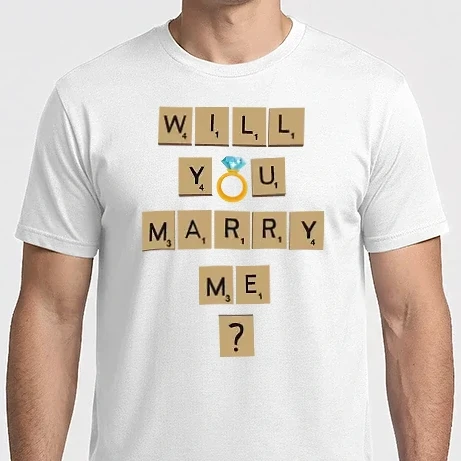 Férfi Imperial póló - Will you marry me?