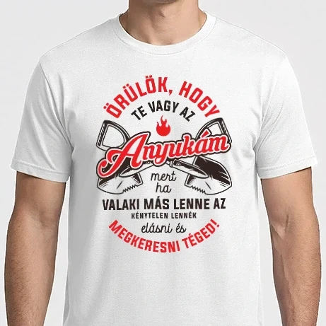 Férfi Imperial póló - Örülök, hogy te vagy az anyukám 