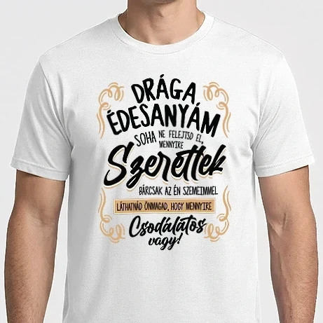 Férfi Imperial póló - Drága édesanya