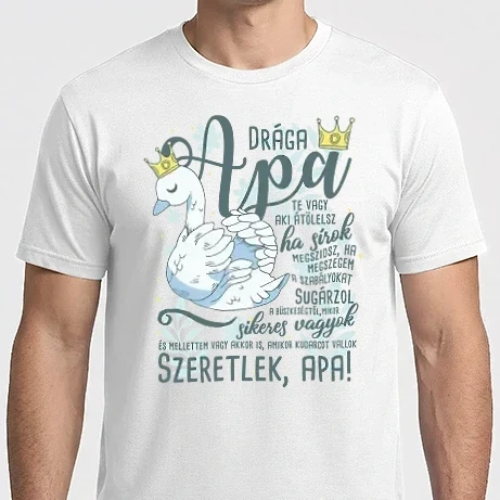 Férfi Imperial póló - Hattyús drága apa